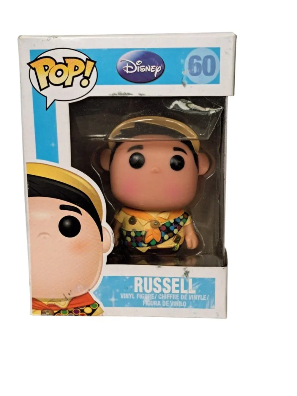 Vtg Funko POP! Russell Disney Pixar UP Movie #60 Vintage Vaulted